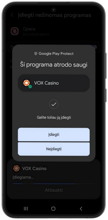 Vox Casino Instaliacija APK