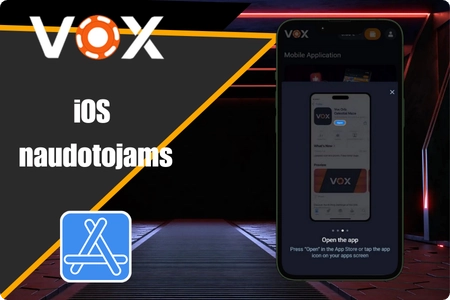 Vox Casino iOS naudotojams